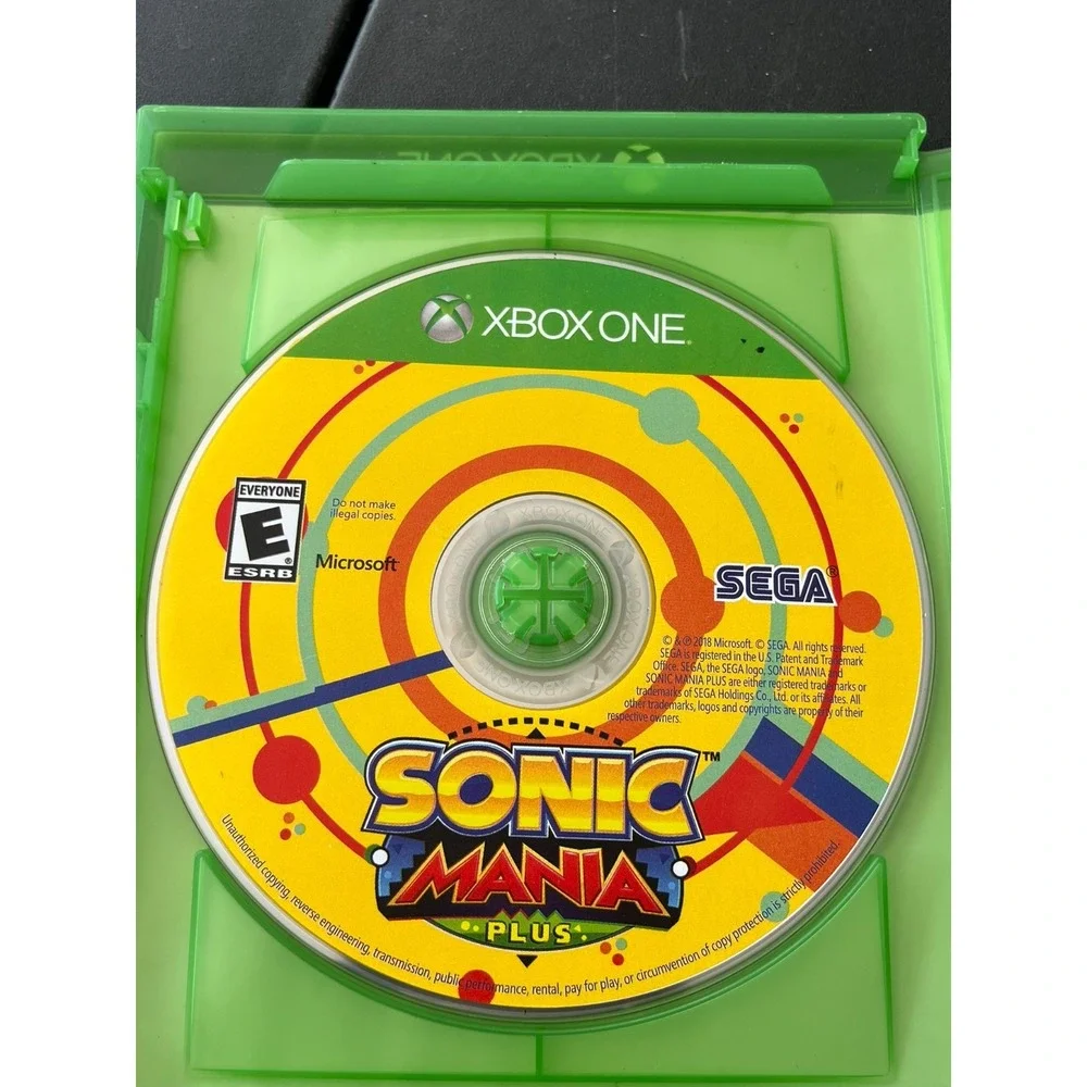 Sonic Mania Plus Xbox One Sega 2018 Sonic Hedghog Tails Knuckles Rated E